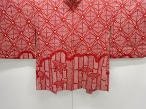 本総絞り　竹笹・松皮菱模様絵羽織